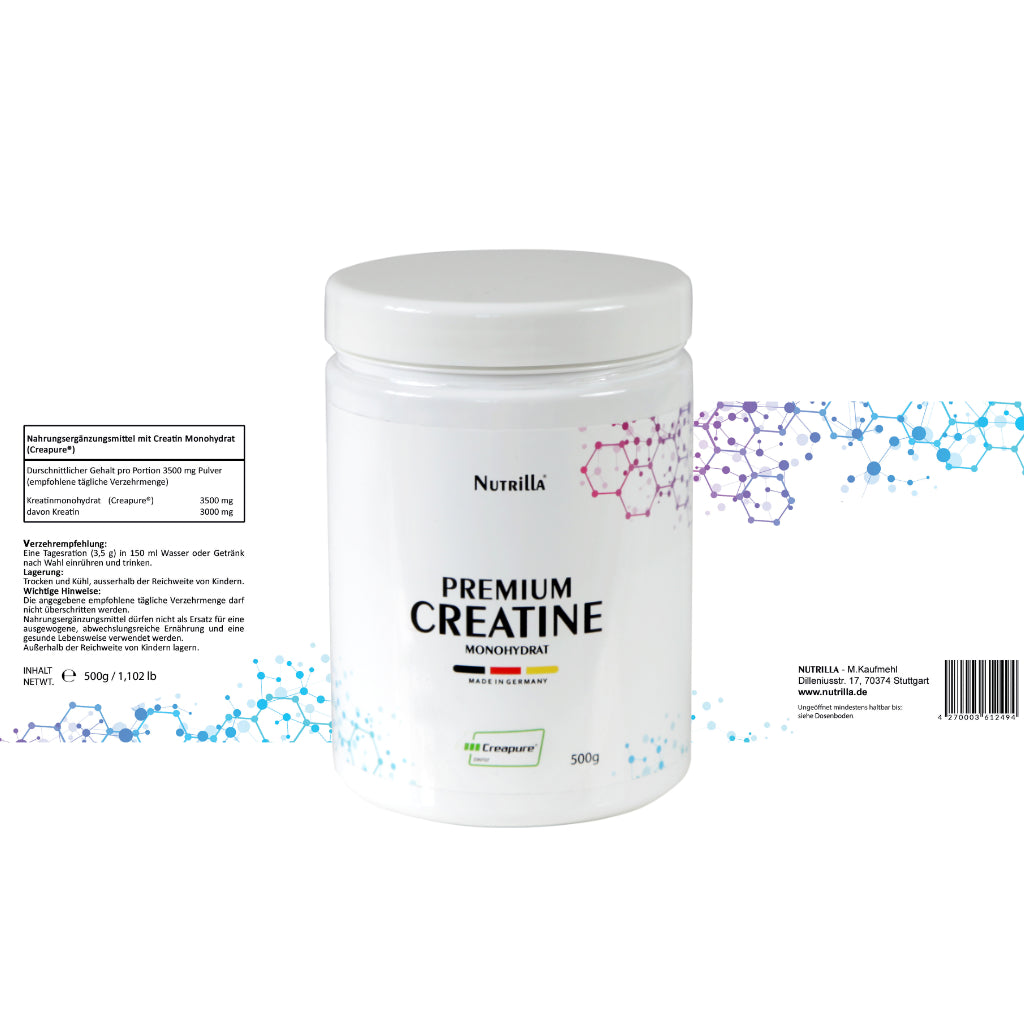 Nutrilla Creatin Monohydrat Pulver